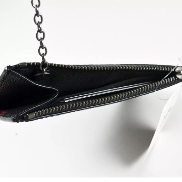 SOLD⛔️Authentic COACH Leather Floral ID/KeyHolder - Picture 5 of 6